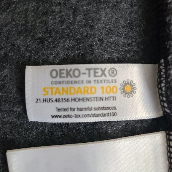 Lands End Women's Gray Textured Blazer Jacket XL/P 18 Polyester Soft Comfy - Picture 5 of 11